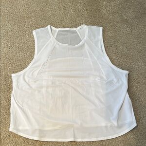 Lululemon White Sleeveless Women's Top